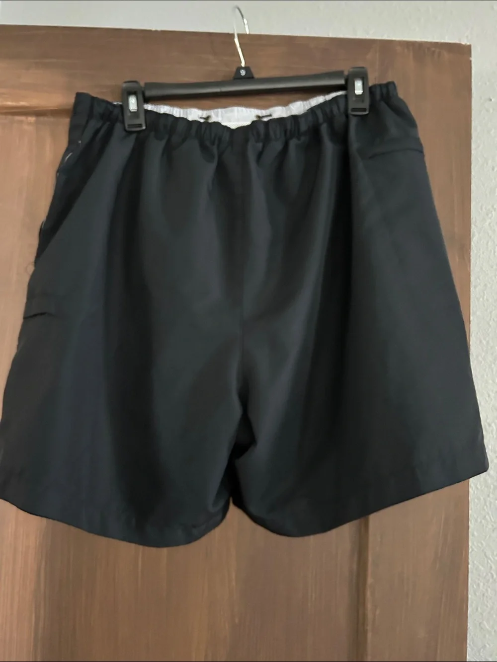 Nautica Black Men's Athletic Swim Shorts